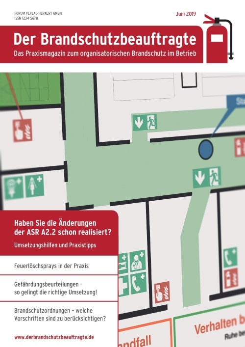 Ausgabe Juni 2019 – Änderungen ASR A2.2