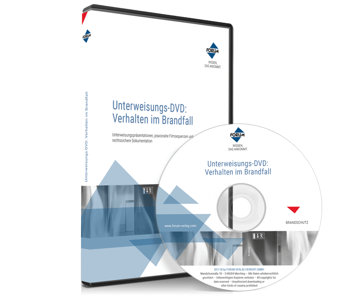 Unterweisungs-DVD: Verhalten im Brandfall
