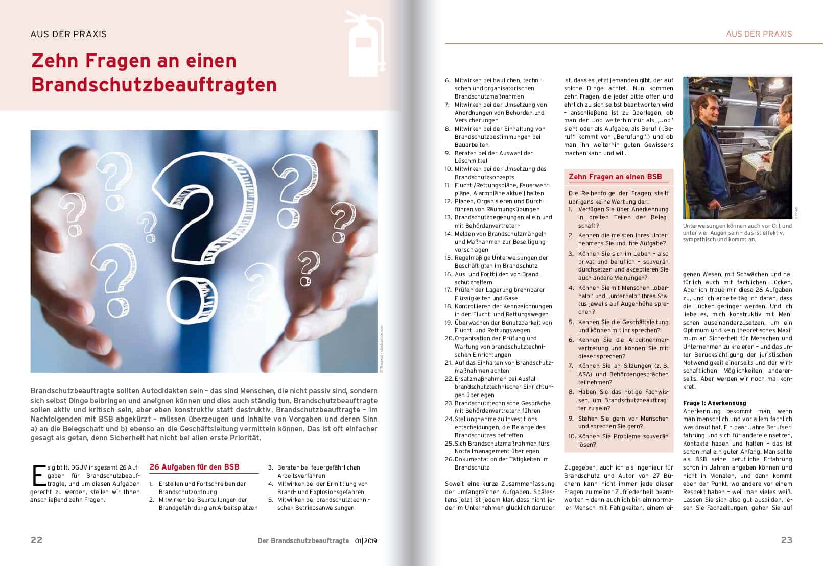 Zehn Fragen An Einenbrandschutzbeauftragten Derbrandschutzbeauftragte De