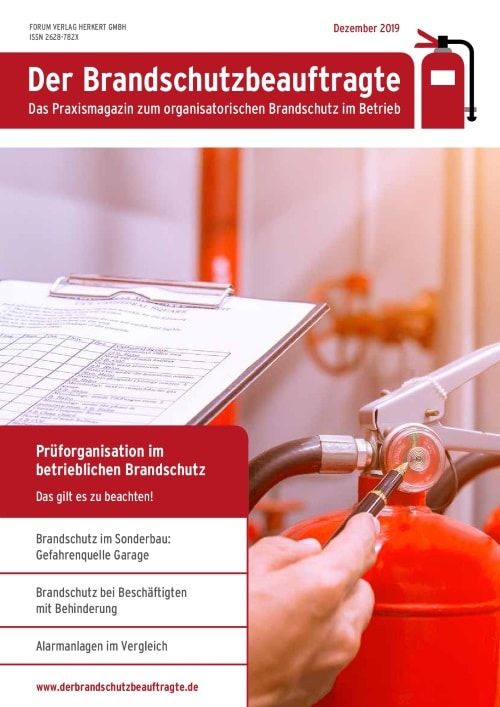 Ausgabe Dezember 2019 – Prüforganisation