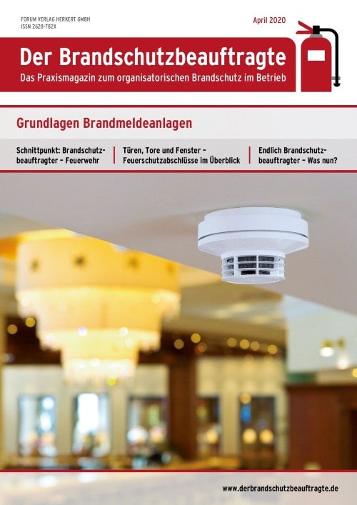 Ausgabe April 2020 – Brandmeldeanlagen