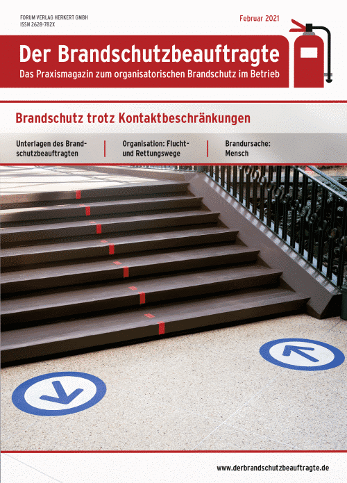 Ausgabe Februar 2021 – Brandschutz trotz Kontaktbeschränkungen