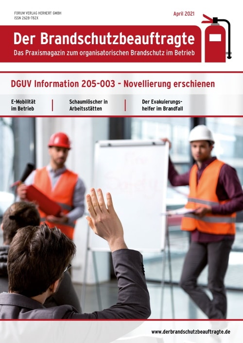 Ausgabe April 2021 – DGUV Information 205-003