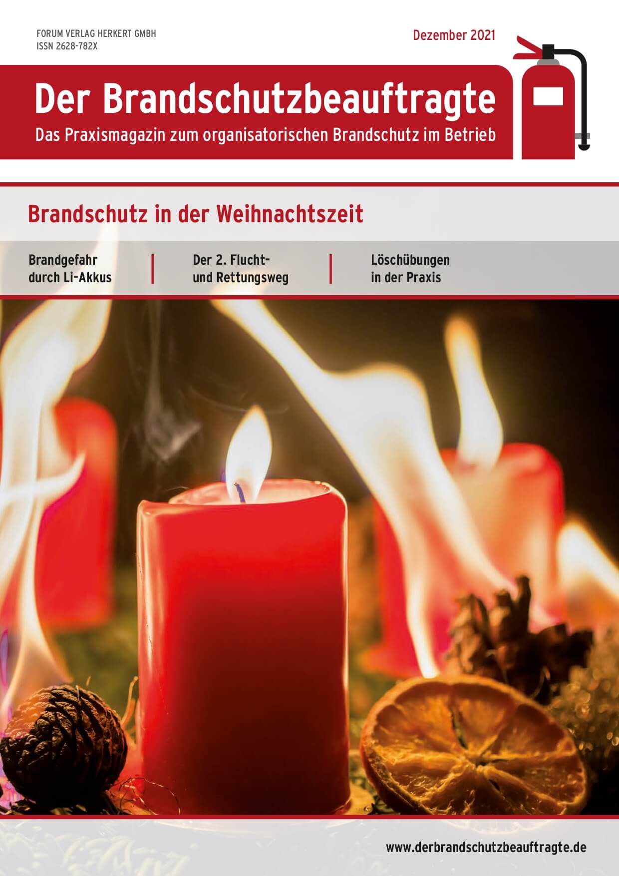 Ausgabe Dezember 2021 – Brandschutz in der Weihnachtszeit