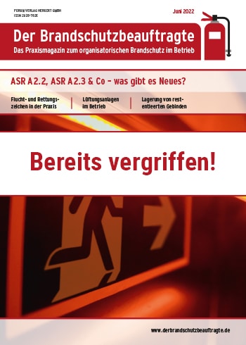 Ausgabe Juni 2022 – ASR A1.3, ASR A2.3 & CO.